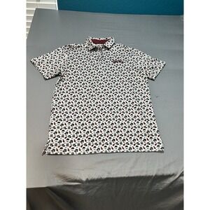 Old Row Tailgate/Pregame Pattern Polo L Moisture Wicking